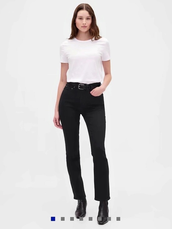 GAP Denim - Gap High Rise Vintage Slim Jeans Black Waist 31 (12RS)